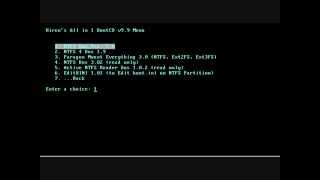 Videotutorial Ejecutar CHKDSK desde Hirens Boot CD [upl. by Warner]