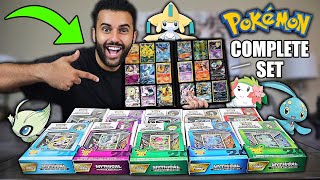 Opening All The POKEMON MYTHICAL PIN COLLECTION BOXES GETTING THE WHOLE SET IN ONE OPENING [upl. by Ainesey]