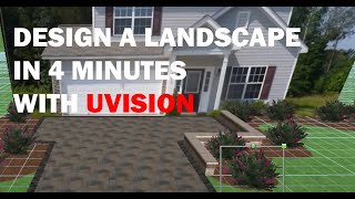 The 4 Minute 3D Landscape Plan with UVision [upl. by Jay]