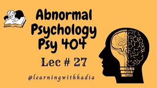 PSY404  LEC 27  Sleep wake disorders 1Insomnia Hypersomnia NarcolpesyBreath related sleep [upl. by Alisha]