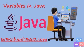 Variables in Java  Types of Variables in Java  W3schools [upl. by Annawd879]