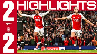 HIGHLIGHTS  Arsenal vs Liverpool 22  Premier League  Saka van Dijk Merino Salah [upl. by Marilee]