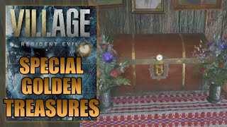 Resident Evil Village  All Special Golden Treasure Locations [upl. by Nehepts]