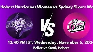 Hobart Hurricanes vs Sydney Sixer Women Match Prediction Jeckpot Match Prediction [upl. by Naniac]