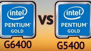 Intel Pentium Gold G6400 VS Intel Pentium gold G5400 [upl. by Oecile309]