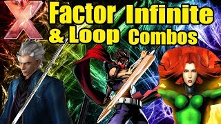 UMvC3 InfiniteX Factor Loop Combos [upl. by Bogie]