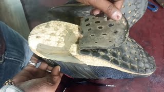 Adidas ultraboost restoration  Washingrepairing coloring sole replacing ASMR [upl. by Atnaloj704]