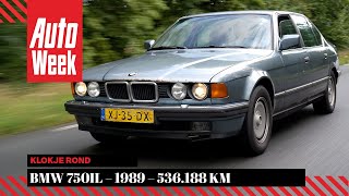 BMW 750iL – 1989 – 536188 KM  Klokje Rond [upl. by Ffoeg]