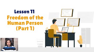 Intro to Philosophy SHS Freedom of the Human Person Part 1 [upl. by Ihtraa]