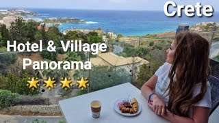 Hotel Panorama Village 2022 Agia Pelagia Crete 🇬🇷 [upl. by Eliathan]