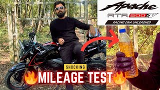 Mileage Test Apache RTR 200 4v BS6In Sports modes apache rtr rtr200 viral [upl. by Esorbma]