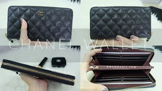 Unboxing กระเป๋าสตางค์ Chanel Classic รุ่นซิปรอบ [upl. by Findley433]