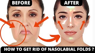 12 MIN  FACE LIFTING EXERCISES FOR NASOLABIAL FOLDS LAUGH LINES CROWS FEET FROWN LINES [upl. by Eniar]