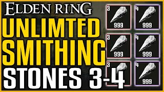 Elden Ring FARM UNLIMITED SOMBER SMITHING STONES 3 and 4  How to Upgrade Weapons Fast More Powerful [upl. by Melisse]