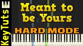 Meant to be Yours from Heathers  Hard Mode Piano Tutorial Synthesia [upl. by Kenwee123]