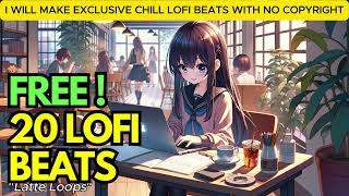 Latte Loops Lo fi  I will make exclusive hip hop chill lofi beats with no copyright like this [upl. by Roux]