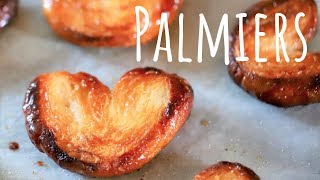 How to make Palmiers easiest pastry ever [upl. by Ierna]