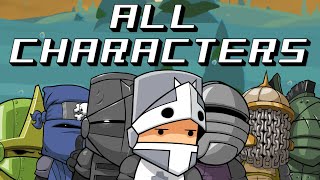 Castle Crashers Remastered all Characters Magic [upl. by Airt]