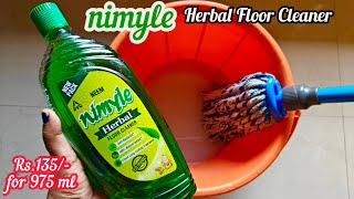 Nimyle Herbal Floor Cleaner Review amp Demo  ITC Nimyle Herbal Floor Cleaner [upl. by Hillier]