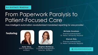 From Paperwork Paralysis to PatientCentered Care A Journey to Automating State Mandated Reporting [upl. by Hanikehs]