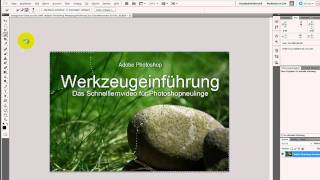 Adobe Photoshop  Der ZauberstabSchnellauswahlwerkzeug [upl. by Alrich]