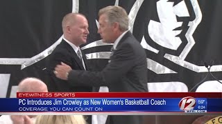 PC Introduces Jim Crowley as new Womens Basketball Coach [upl. by Eilerua]