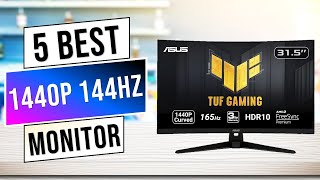 Best 1440p 144Hz Monitor in 2024  Top 5 Best 1440p Gaming Monitor [upl. by Imnubulo]