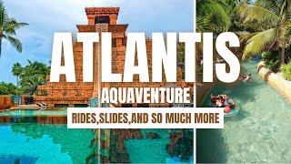 Worlds largest Water Park  Atlantis Paradise Island Bahamas  Aquaventure  River Rides  Dolphin [upl. by Austina311]