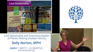 AHS17 Lost Seasonality and Overconsumption of Plants Risking Oxalate Toxicity  Sally Norton [upl. by Yentihw]