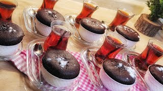 10 DAKİKADA 7 KİŞİLİK TATLI Süper lezzetli sufle 😍 🍫🍫🍫 [upl. by Adaminah]