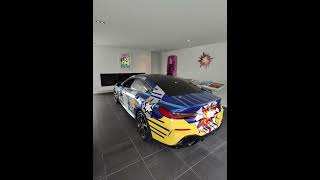 Jeff Koons BMW Art Car in my lounge Ferrari California T [upl. by Aneelak]