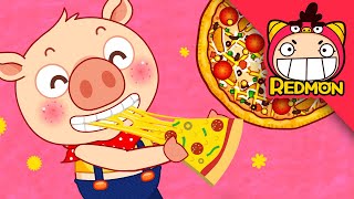 Pizza song  Food song  Nursery rhymes  REDMON [upl. by Alra]