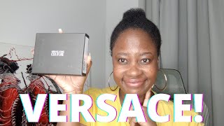 VERSACE UNBOXING  VERSACE JEANS COUTURE WALLET  HAYA GLAMAZON [upl. by Culver]