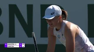 Iga Swiatek vs Sorana Cirstea Highlights  Quarterfinals [upl. by Earleen]