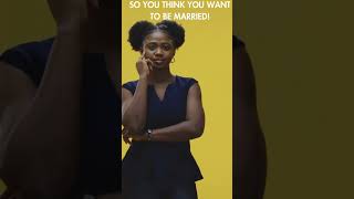 SINGLE LADIES  DO YOU THINK YOU WANT TO BE MARRIED [upl. by Ynolem]