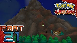 Pokemon Omega Ruby  Part 21 Mt Chimney [upl. by Ellehsim701]