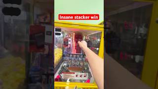 INSANE Stacker Arcade Game WIN shorts stacker arcadegame win winner [upl. by Kcirddec328]