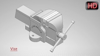 Vise Autodesk Inventor Tutorial [upl. by Aslam]