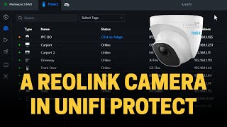 Use almost any camera with Unifi Protect [upl. by Edouard]