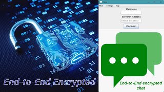 Creating an EndtoEnd encrypted Java ClientServer Chat application [upl. by Airolg]