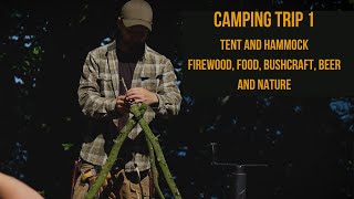 HAMMOCK AND TENT CAMPING IN DENMARK Beer Bushcraft and a Bro [upl. by Aicert]