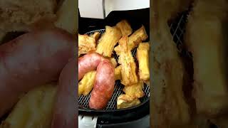 Como fazer mandioca frita na Air Fryer Dicas úteis 1000 veja só aipim macaxeira mandioca [upl. by Ennayd75]