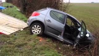 Accident mortel entre Cholet et Bressuire [upl. by Nwahsor]