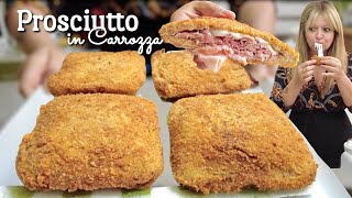 PROSCIUTTO IN CARROZZA ricetta con PANCARRÈ facile e veloce  Tutti a tavola [upl. by Einiar]