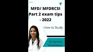 MFDMFDS part 2 exam tips 2020 [upl. by Ellennahs]