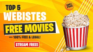 Top 5 BEST FREE MOVIE WEBSITES to watch online 2023 Update [upl. by Rickard322]