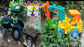 Gudiya Ke Khet🏕 Me ho rha tha Talab Ki Khudai🚜 Usi me Mila caly  Gudiya Ne Banai Phool🌻 JCB video [upl. by Diena]