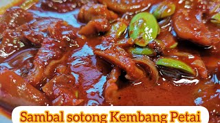 Sambal Sotong Kembang Petai Tungku Kitai [upl. by Einnol504]