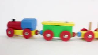 Wooden Train Set Clip Compilation [upl. by Yecaw]