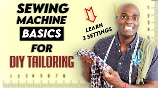 How To Use A Sewing Machine To Tailor AT HOME [upl. by Harrat]